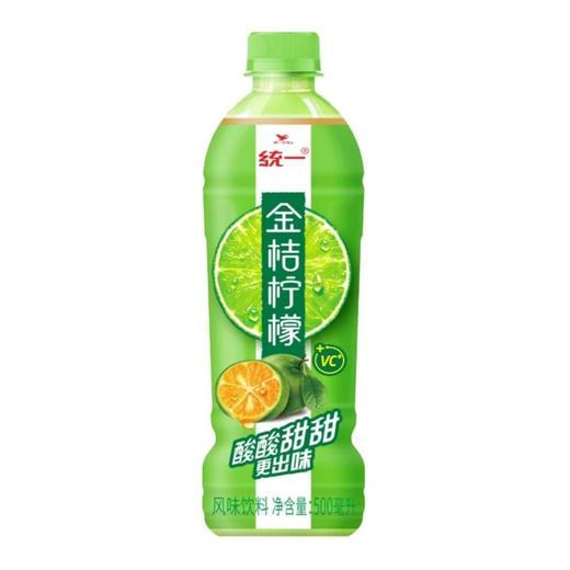 统一 金桔柠檬 风味饮料500ml/瓶 商品图0