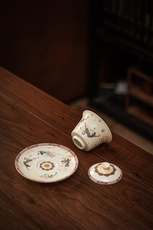 敦煌文创官方出品，线下门店同款！【敦煌飞花映沙系列】（苏打釉 + 窑变）【3-5天发货】 商品图4