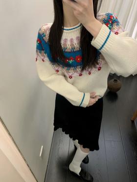 SZ6E02 100%羊毛毛衫 