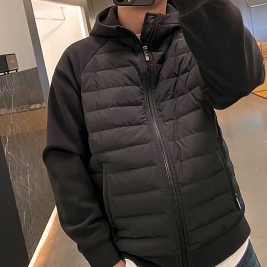 【YW】无忧购 90绒连帽设计感休闲纯色拼接男士连帽外套633款（截单后3-5天发货) 商品图2