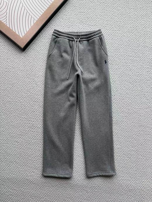 D122626澳绒细腻柔软加绒百搭显瘦直筒阔腿裤 商品图6