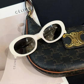 Celine 奶白色 墨镜