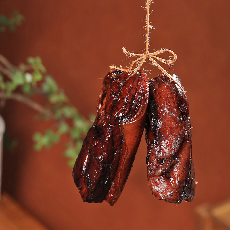 巴山谜 农家土猪五花腊肉500g/袋