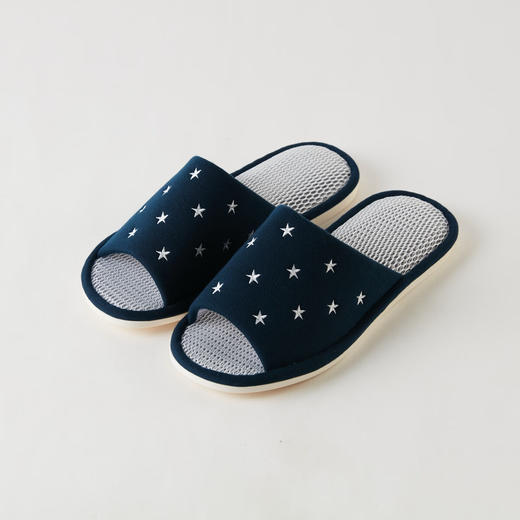 夏日室内凉拖四季情侣拖鞋透气网眼底星星 商品图1