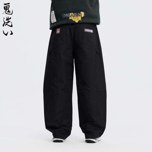ONIARAI/鬼洗26春季新品石器时代脚口斜切剪裁弯刀裤男式 26A3401 商品图2
