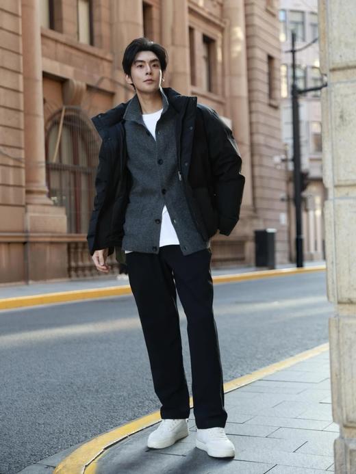 【松紧腰加厚奥粒绒男士休闲裤】进口W机能面料，特殊定织聚酯复合科技面料，温暖不臃肿，南方一条过冬WD 商品图3