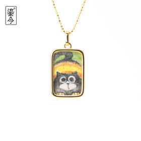 万物有灵·好奇喵系列画珐琅珠宝