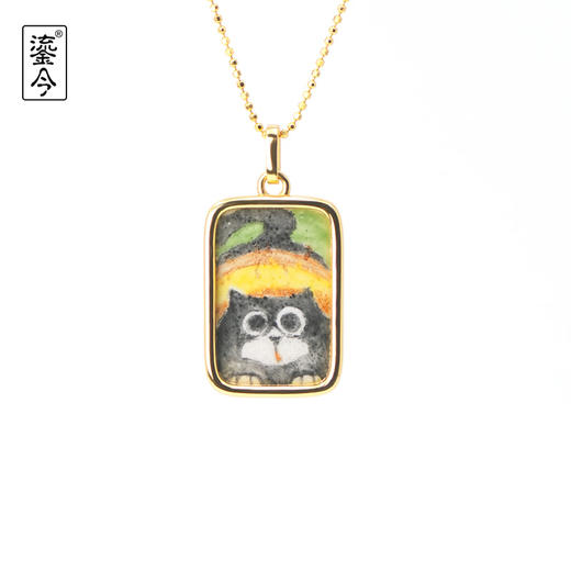 万物有灵·好奇喵系列画珐琅珠宝 商品图0