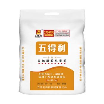 五得利面粉 金系列九星麦芯颗粒小麦粉10斤  家用优质面粉 多用途好面粉 /粮油调味 /面粉 /通用粉 商品图4