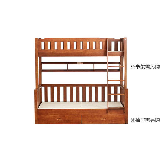 【家具】上下铺高低床现代简约家用卧室床双层 赛罗奥 商品图0