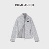 ROMI STUDIO“磨绒针织”亲肤弹力修身YKK立领细绒外套RWCAWD6338 商品缩略图2
