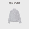 ROMI STUDIO“磨绒针织”亲肤弹力修身YKK立领细绒外套RWCAWD6338 商品缩略图3