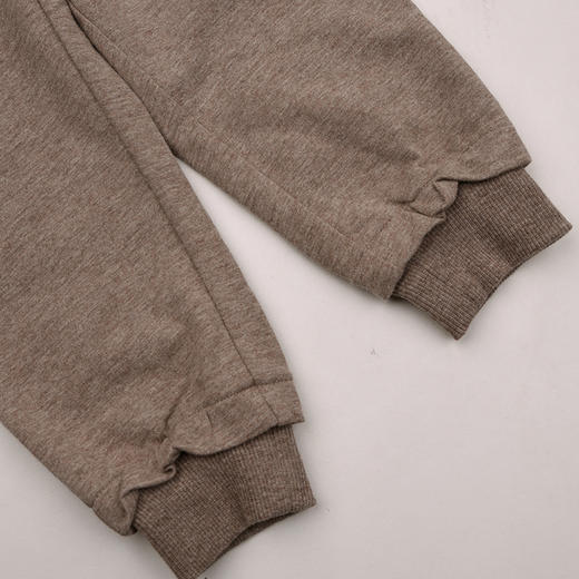 棉果果春季新品女童小线圈棕色花边甜美针织长裤M122200226130 商品图3