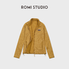 ROMI STUDIO“磨绒针织”亲肤弹力修身YKK立领细绒外套RWCAWD6338 商品缩略图0