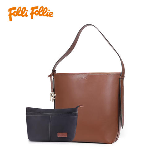 Folli Follie  牛皮水桶包-SB24JLP002（3-5天发货） 商品图0