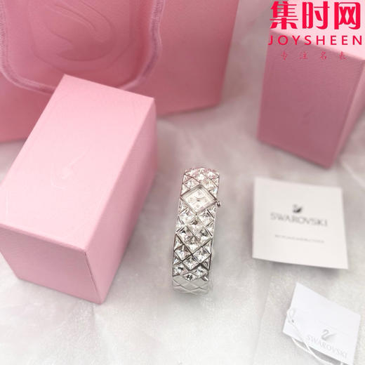 施华洛世奇新款 精致闪耀 女士手环满天星腕表 表盘似藏银河 商品图6
