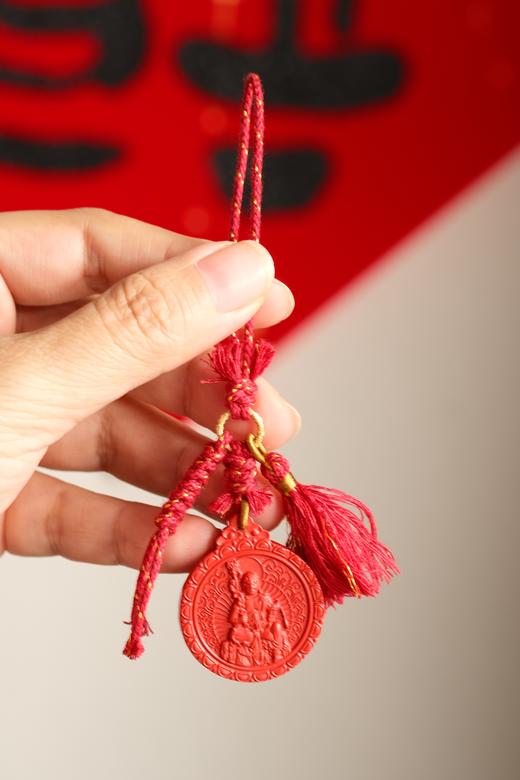 自身防护 破太sui 高含量(95%+)朱砂护身挂件 本命佛 12生肖守护神 商品图2