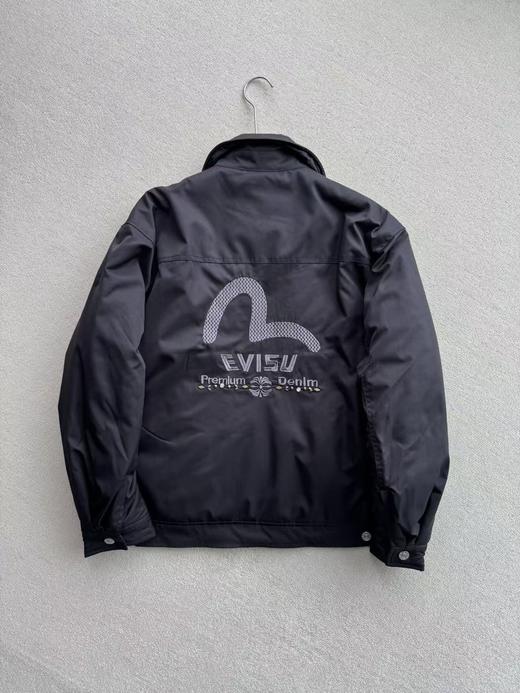 福神男士商标刺绣翻领加厚休闲通勤夹克外套 商品图3