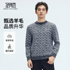 【门店同款&含山羊绒】圣得西2025年冬季毛衫提花男款圆领针织衫 商品缩略图0