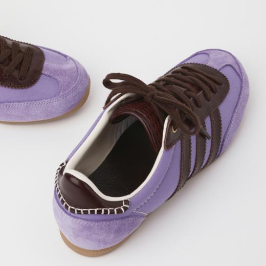 ROMI STUDIO“舒适百搭”牛反绒防水紫色薄底运动德训鞋RWCLP37453 商品图2