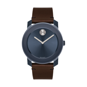 HY3600461WB 摩凡陀MOVADO 瑞士手表摩凡陀Bold系列皮带简约瑞士石英手表男