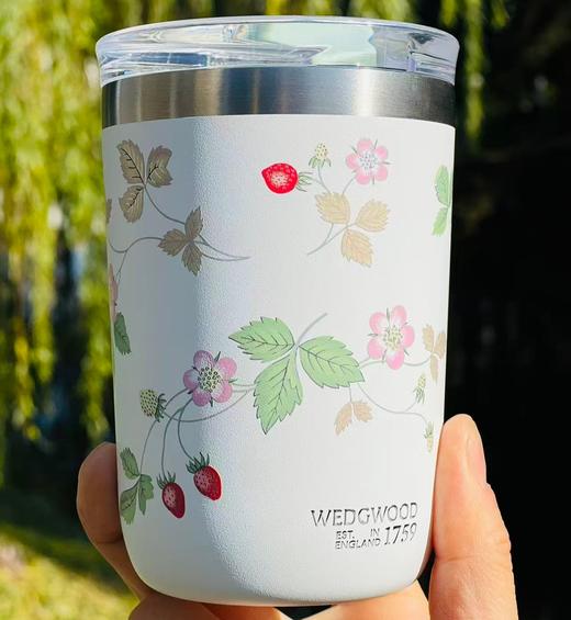 WEDGWOOD威基伍德漫游美镜、金粉年华、野草莓随行杯陶瓷涂层内胆保温杯咖啡杯 商品图7