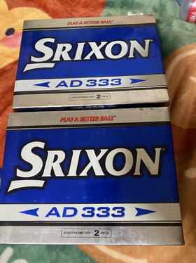 全新正品AD333两层高尔夫球两盒128元