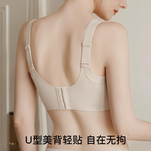 D1-【A-C全罩杯】【10A抑菌无痕提拉】润微防下垂内衣女大小胸聚拢收副乳无钢圈文胸【圆润款】【75-95底围】慕纱轻提 /空谷幽香 商品图2