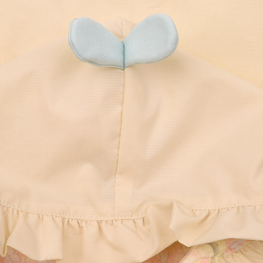 棉果果春季新品女童涤丝纺纯棉内里甜美可爱花边连帽风衣M122100326106 商品图5