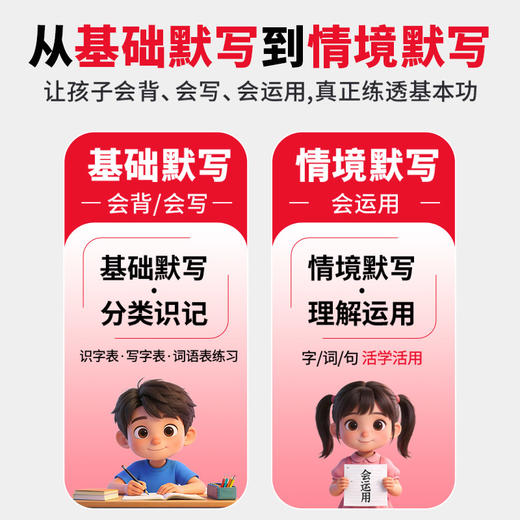 2026春下册王朝霞新品人教版活页默写1-6年级 商品图1