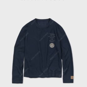 ROMI STUDIO“松弛复古”磨毛印花肌理感落肩套头卫衣 RWCAS66953