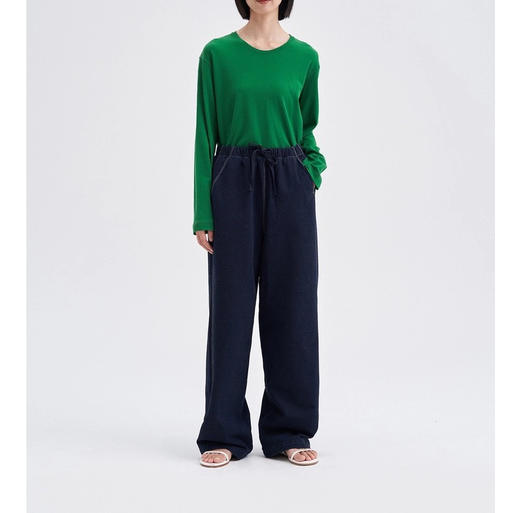 素然Klee Klee靛蓝环保棉直筒牛仔裤122506 商品图2