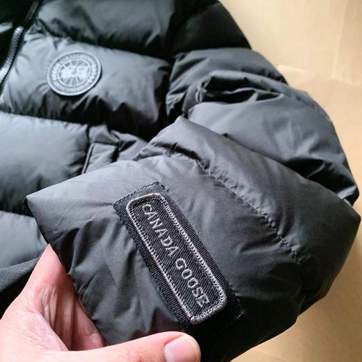 D122623防刮耐磨黑标情侣款连帽短款羽绒服 商品图12