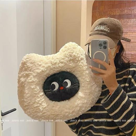 「抖音同款！网红猫咪抱枕」沙发腰靠可爱毛绒玩偶公仔送女友礼物学生儿童氛围感 商品图3