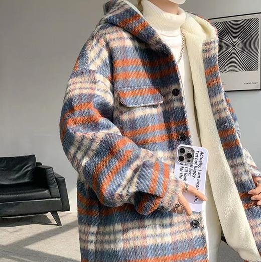 D122618寒冬B备保暖舒适情侣款羊羔毛棉衣外套 商品图2