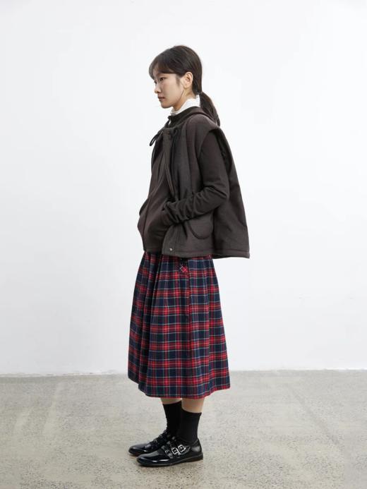 步履不停/5D14070C/羊毛填充保暖轻盈百搭休闲肌理棉马甲 商品图4