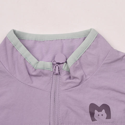 棉果果春季新品女童涤丝纺汗布纯棉内里紫色马夹M122171326128 商品图7