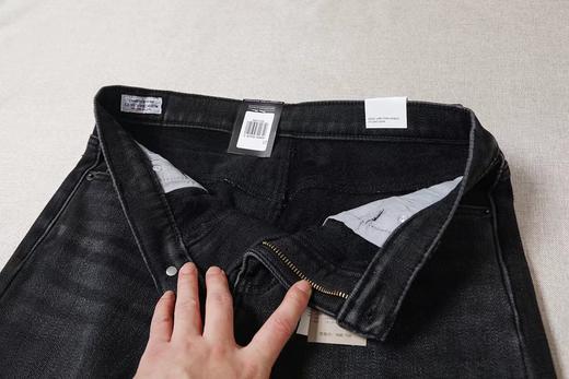 D122633加绒系列秋男士541宽松锥型高弹力牛仔裤 商品图4