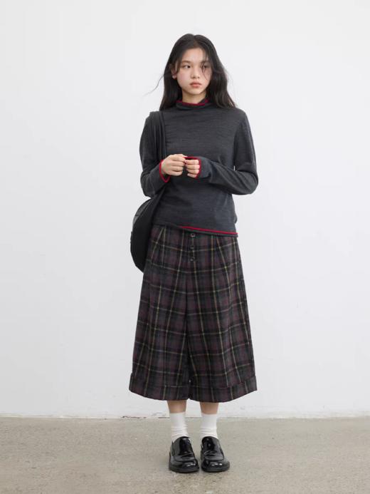 步履不停/5D16103C/100羊毛可机洗高领打底毛衣 商品图3