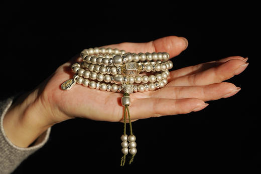 纯银念珠｜砚宝的金银审美 商品图0