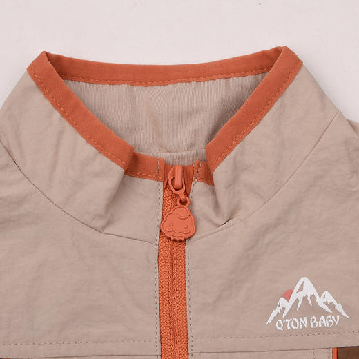 棉果果春季新品男童涤丝纺汗布纯棉内里卡其马夹M112171326148 商品图3