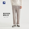 墨麦客男装字母压花休闲裤男2025冬新款松紧腰磨毛男士裤子91429 商品缩略图0
