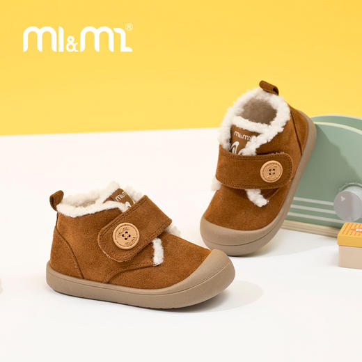 M1M2小纽扣绒靴M112404225 商品图2