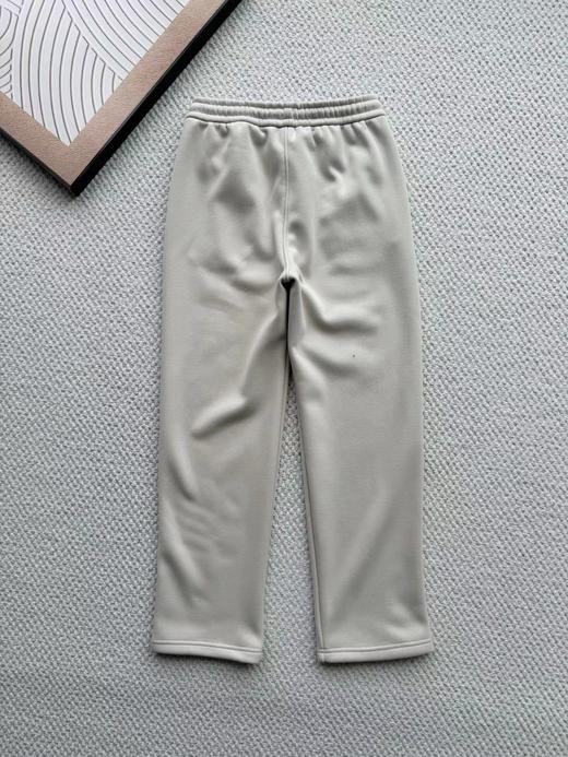 D122626澳绒细腻柔软加绒百搭显瘦直筒阔腿裤 商品图5