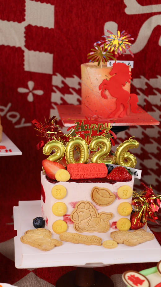 新年蛋糕—2026有福有顺发发发 商品图4
