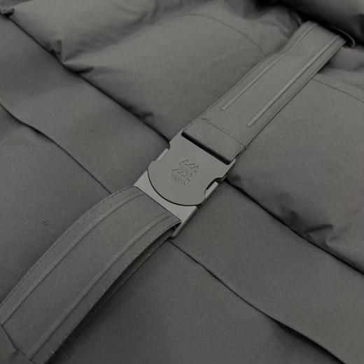 D122605极寒防护小蛮腰科技压胶连帽中长款女式羽绒服 商品图12