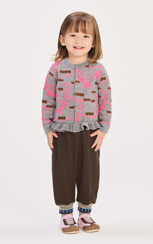 jnby  26年春款  短款开襟毛衫  YQ1311280 商品图0