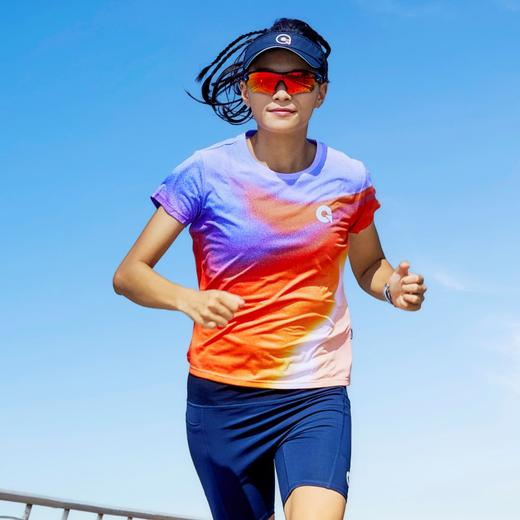 【价值149元|可积分兑换】果凡炫彩多巴胺短袖专业跑步透气速干马拉松男女款GTD11225/GTD12226 商品图2