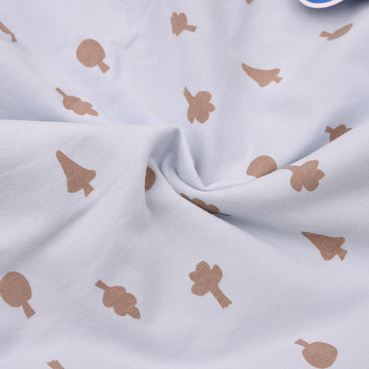 棉果果春季新品氨棉汗布柔软舒适包被5A抗菌纯棉抱被M105550200096（90*90厘米） 商品图5