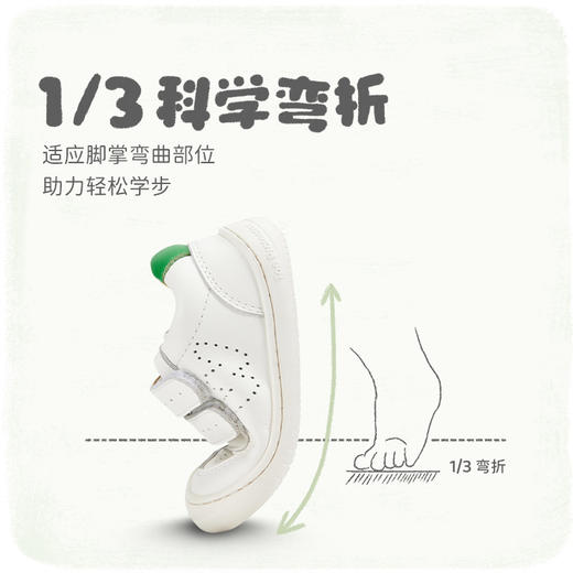 woollykids小羊沃利澳洲牛皮男女宝宝包头防滑透气双魔术贴小白鞋 商品图3